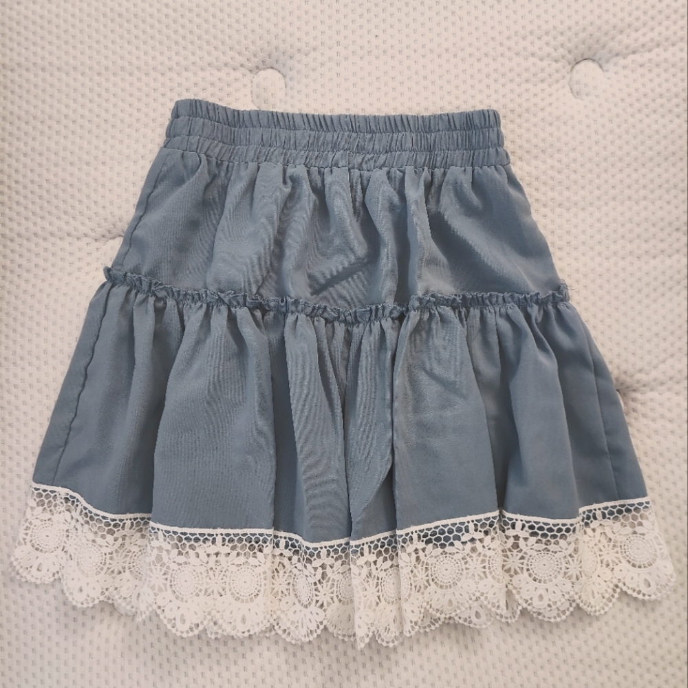Shein blue skirt